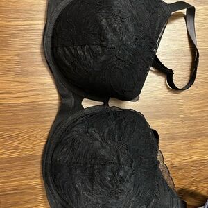 Elegant Black Lace Bra